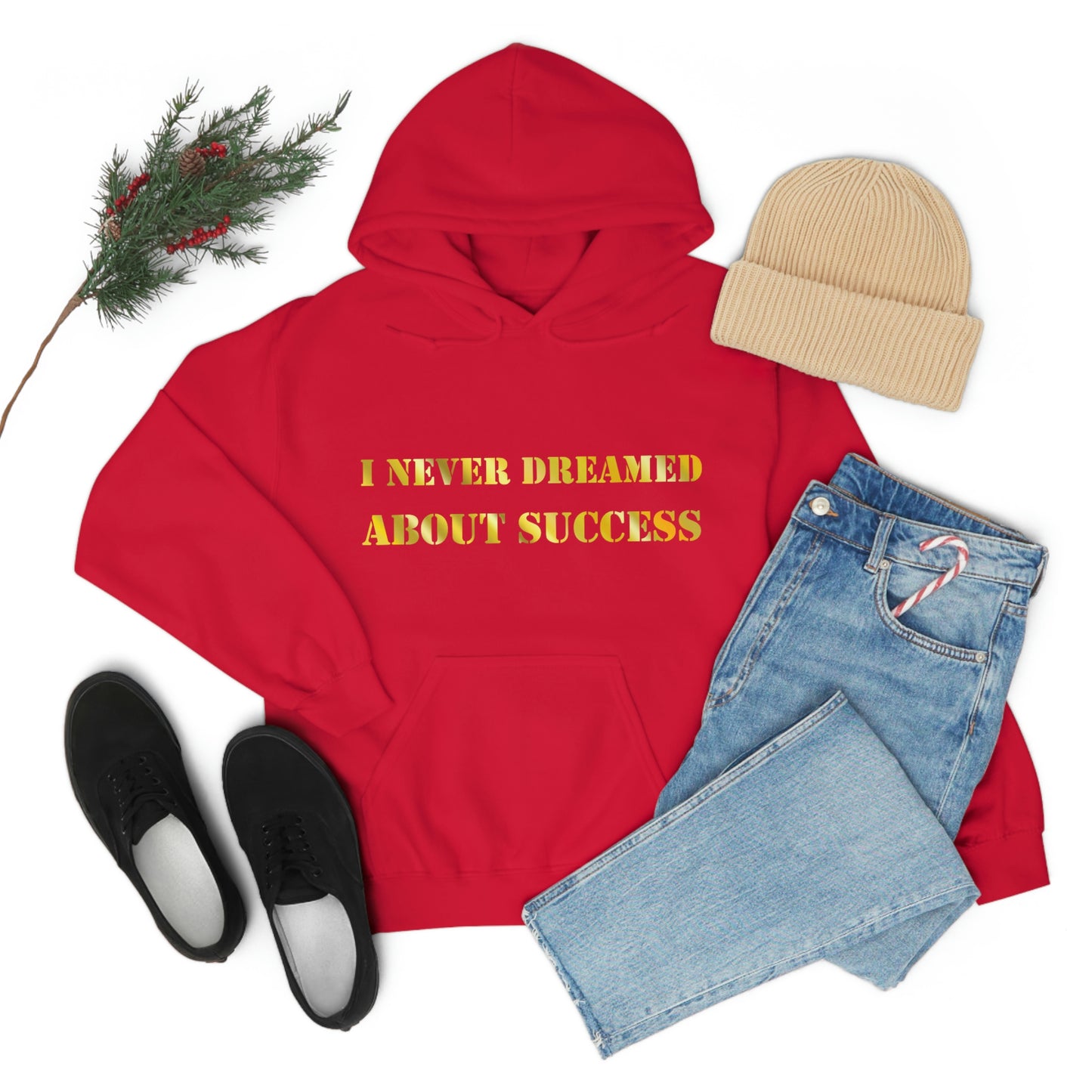 Work Hard for Success Hooded Sweatshirt