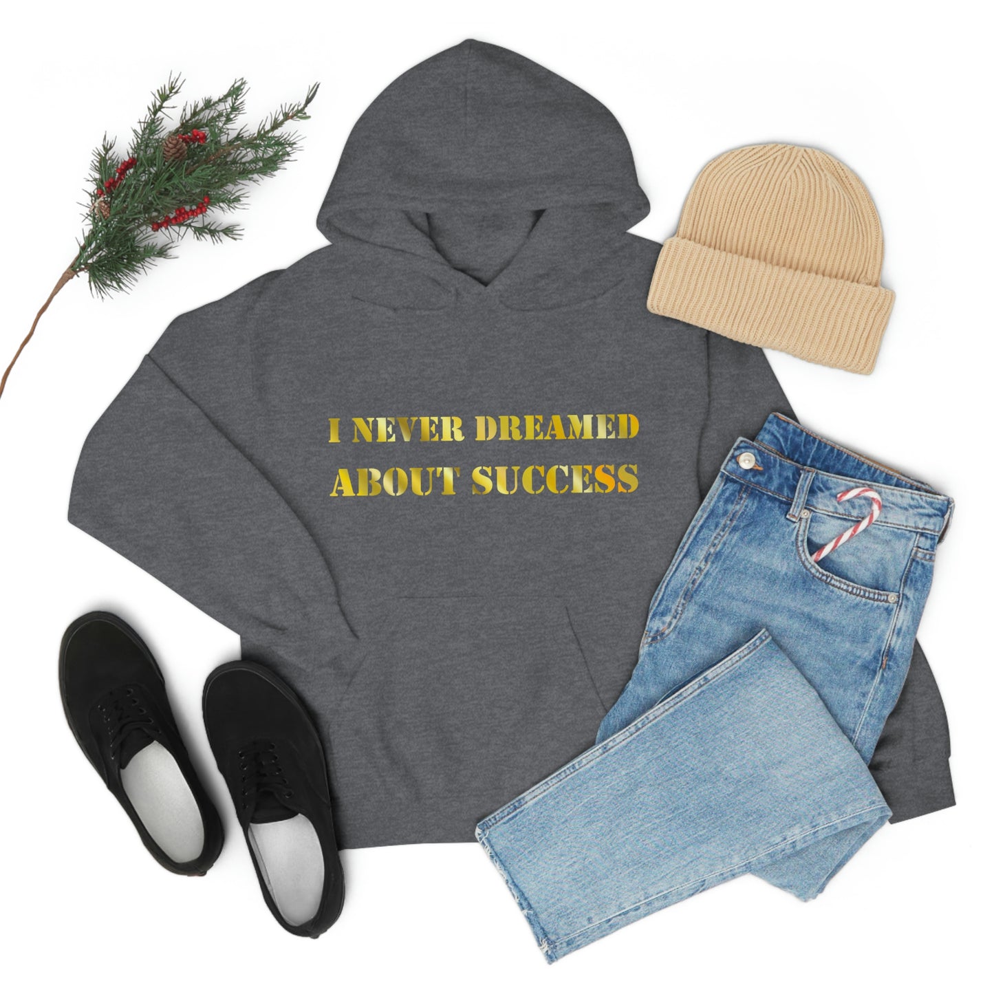 Work Hard for Success Hooded Sweatshirt